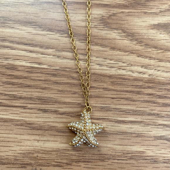 J. Crew Jewelry - J. Crew 24” Starfish Pave Necklace